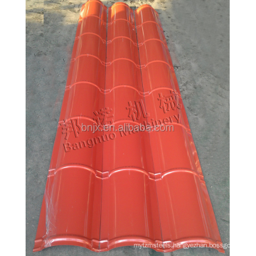 Classic Galvanized Aluminum Colored Glaze Steel Metal Roof Ridge Cap Tile Cold Roll Forming Making Machine